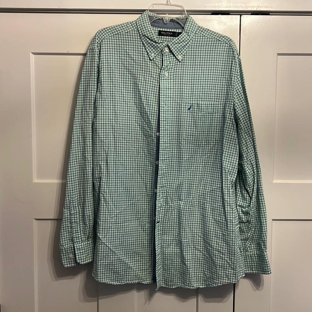 Nautica size L button down shirt